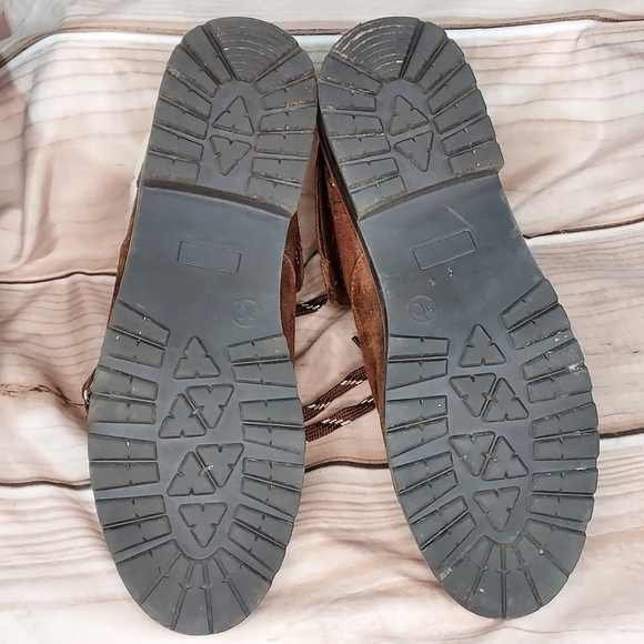 Universal Thread Target boots Karissa microsuede sherpa cuff chocolate brown 10 - Picture 9 of 12